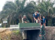 Pembangunan box culvert yang menjadi bagian dari program TMMD ke 124 telah selesai